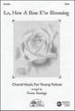 Lo, How a Rose E'er Blooming Two-Part choral sheet music cover